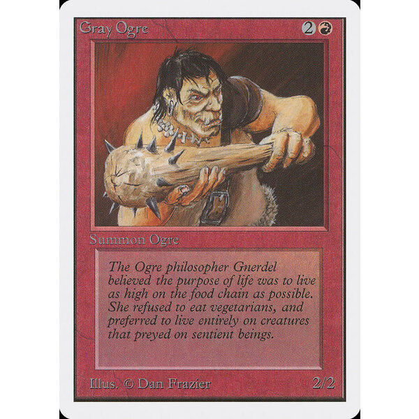 Magic: The Gathering Gray Ogre (157) Moderately Played
