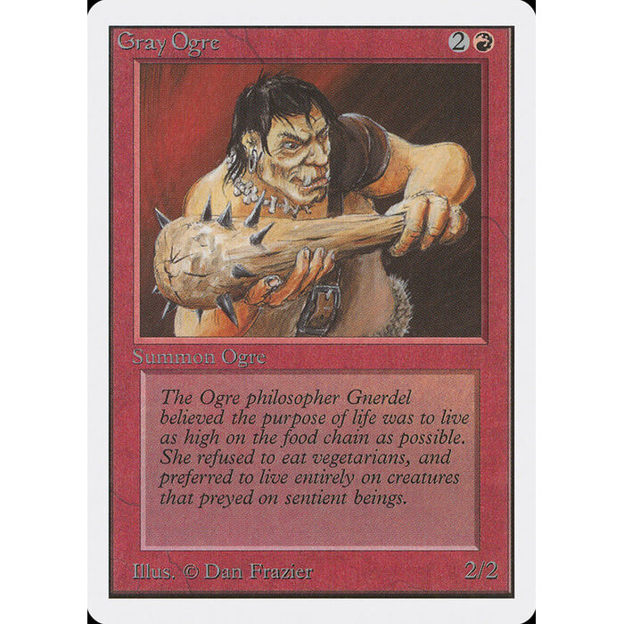 Magic: The Gathering Gray Ogre (157) Moderately Played
