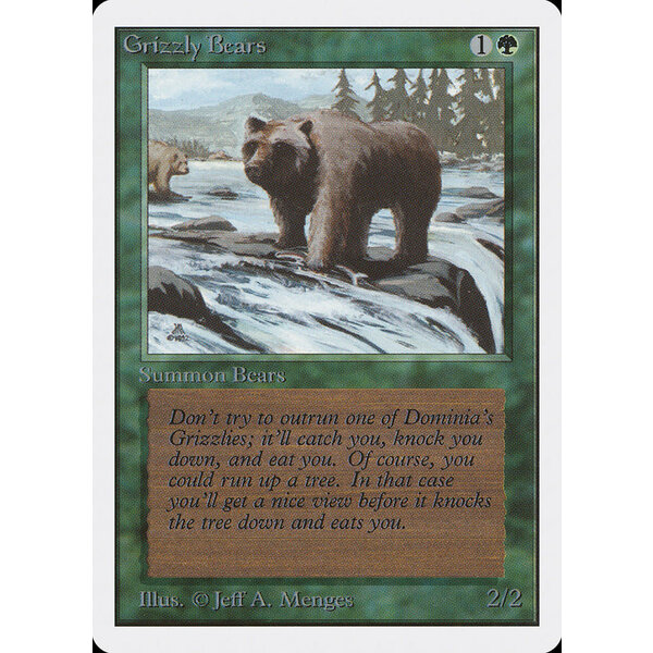 Magic: The Gathering Grizzly Bears (200) Moderately Played