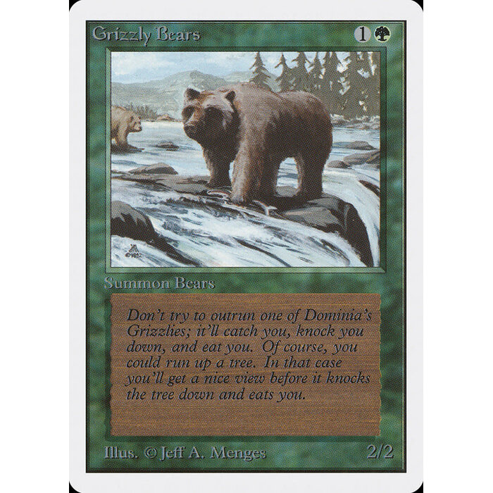 Magic: The Gathering Grizzly Bears (200) Moderately Played
