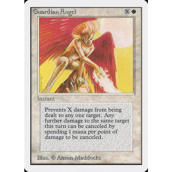 Magic: The Gathering Guardian Angel (022) Damaged