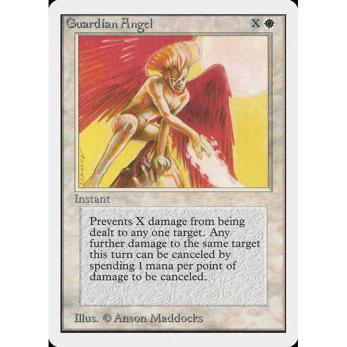 Magic: The Gathering Guardian Angel (022) Damaged