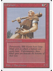 Magic: The Gathering Hill Giant (158) Damaged