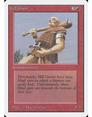 Magic: The Gathering Hill Giant (158) Damaged