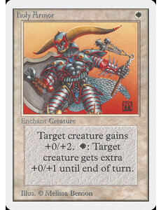Magic: The Gathering Holy Armor (024) Damaged