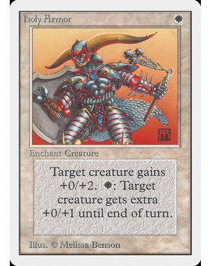 Magic: The Gathering Holy Armor (024) Damaged