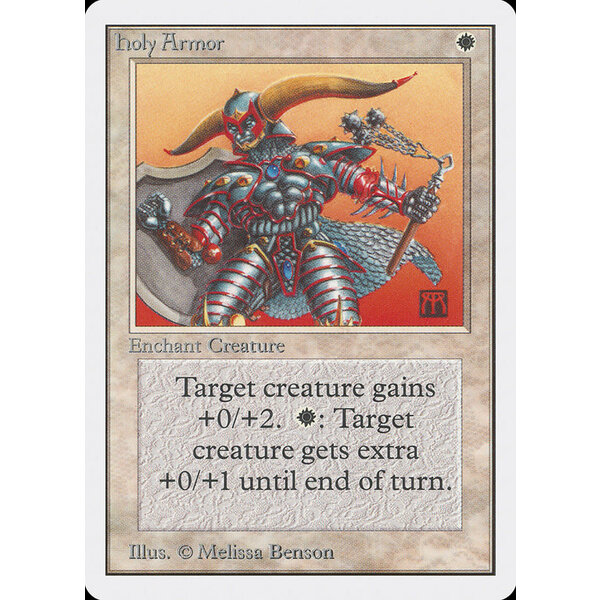 Magic: The Gathering Holy Armor (024) Damaged