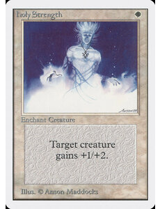 Magic: The Gathering Holy Strength (025) Damaged