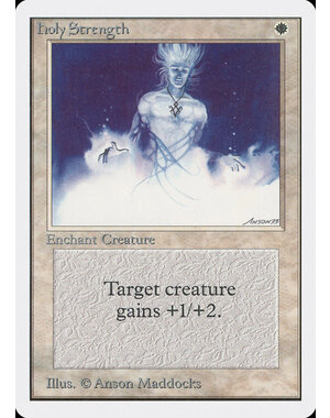 Magic: The Gathering Holy Strength (025) Damaged