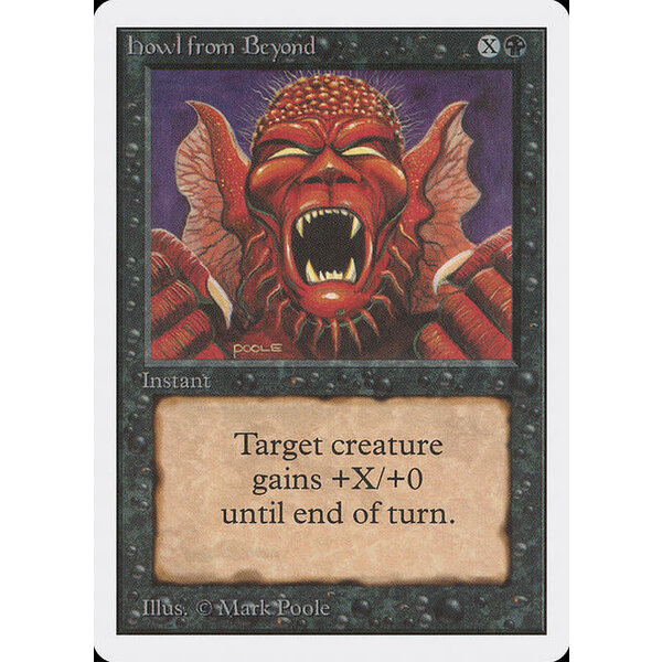 Magic: The Gathering Howl from Beyond (112) Damaged