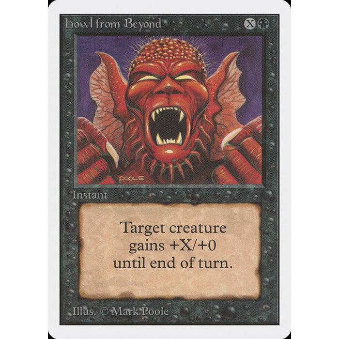 Magic: The Gathering Howl from Beyond (112) Damaged