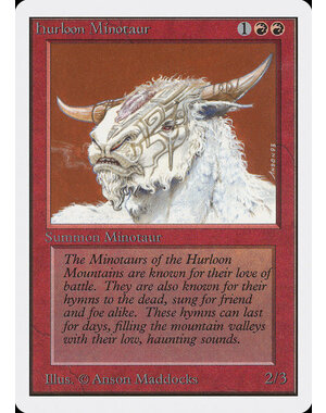 Magic: The Gathering Hurloon Minotaur (159) Moderately Played