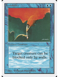 Magic: The Gathering Invisibility (060) Moderately Played