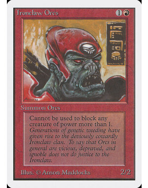 Magic: The Gathering Ironclaw Orcs (160) Heavily Played