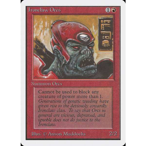 Magic: The Gathering Ironclaw Orcs (160) Heavily Played