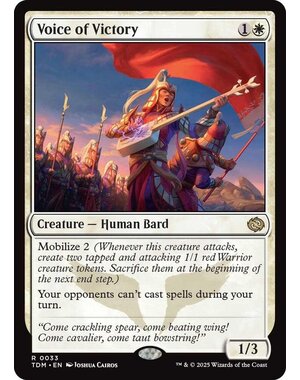 Magic: The Gathering Voice of Victory (033) Lightly Played