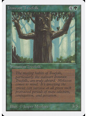 Magic: The Gathering Ironroot Treefolk (204) Moderately Played