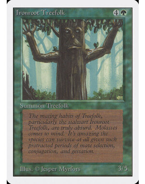 Magic: The Gathering Ironroot Treefolk (204) Moderately Played