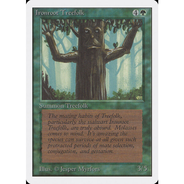 Magic: The Gathering Ironroot Treefolk (204) Moderately Played