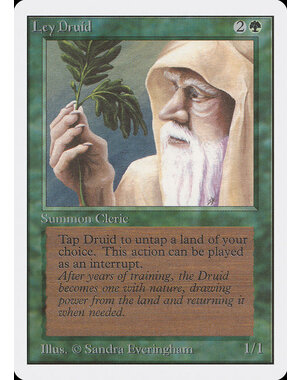 Magic: The Gathering Ley Druid (206) Moderately Played
