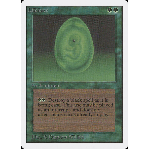 Magic: The Gathering Lifeforce (208) Damaged