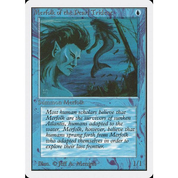 Magic: The Gathering Merfolk of the Pearl Trident (067) Heavily Played