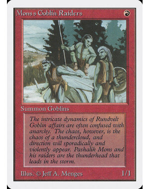 Magic: The Gathering Mons's Goblin Raiders (165) Damaged