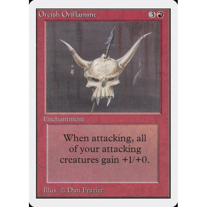Magic: The Gathering Orcish Oriflamme (167) Moderately Played