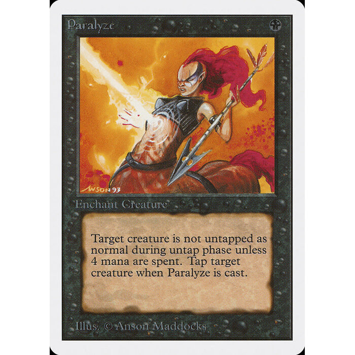 Magic: The Gathering Paralyze (120) Heavily Played