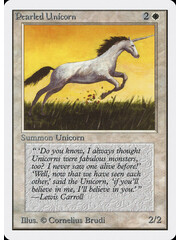 Magic: The Gathering Pearled Unicorn (031) Heavily Played