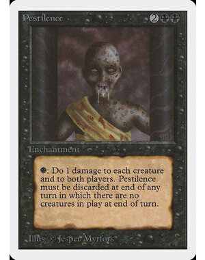 Magic: The Gathering Pestilence (121) Moderately Played