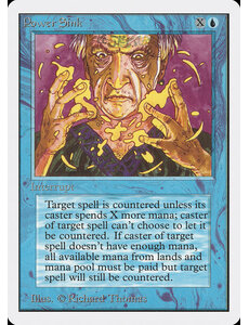 Magic: The Gathering Power Sink (073) Damaged
