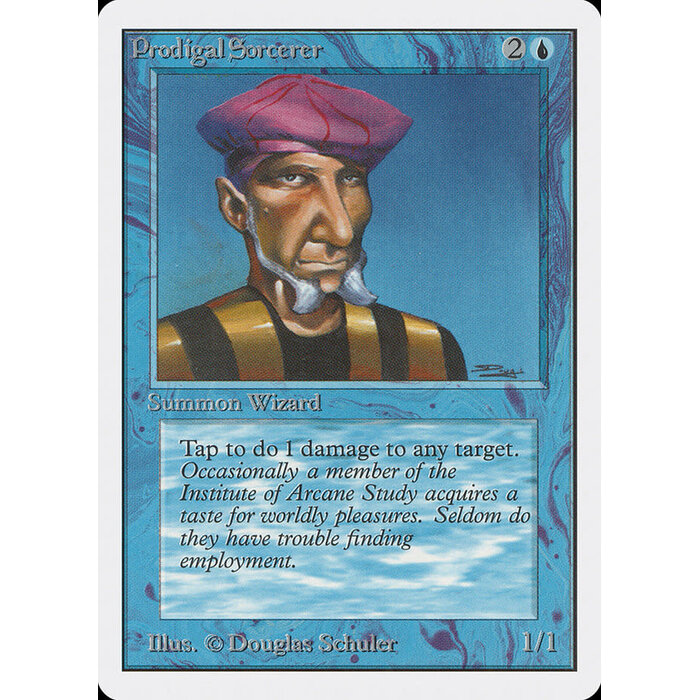 Magic: The Gathering Prodigal Sorcerer (074) Damged