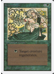 Magic: The Gathering Regeneration (214) Heavily Played