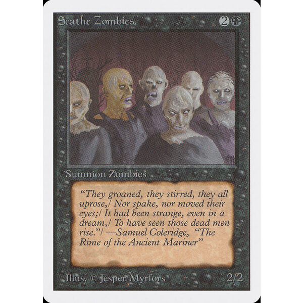 Magic: The Gathering Scathe Zombies (126) Heavily Played