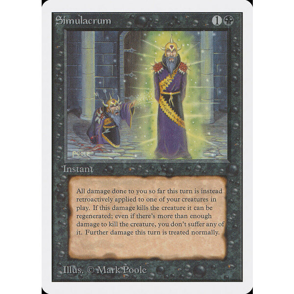 Magic: The Gathering Simulacrum (129) Damaged