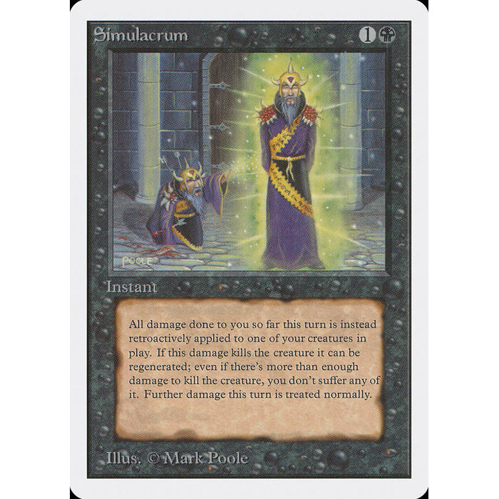 Magic: The Gathering Simulacrum (129) Damaged