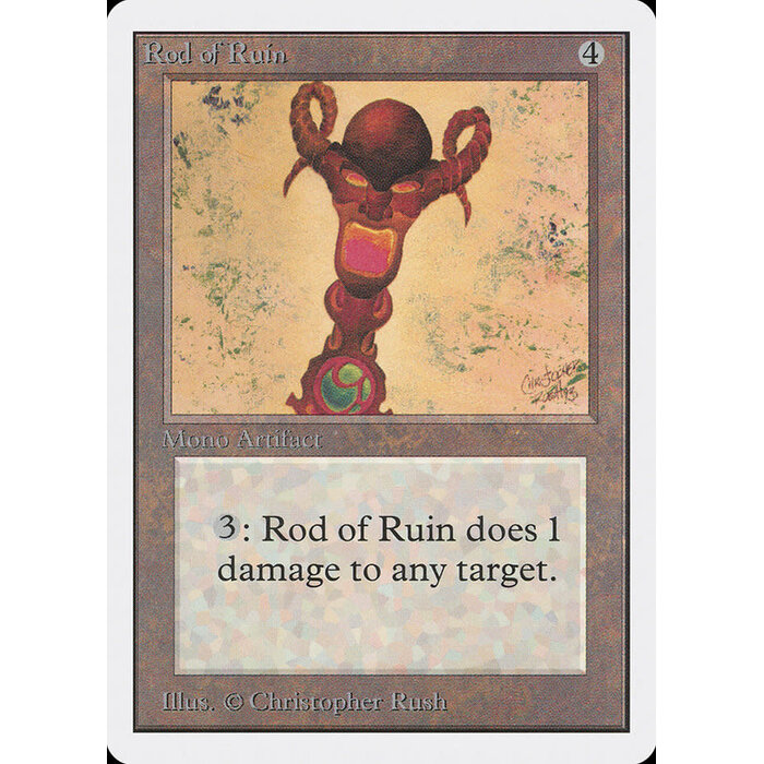 Magic: The Gathering Rod of Ruin (269) Heavily Played