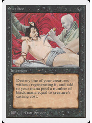Magic: The Gathering Sacrifice (125) Moderately Played