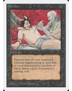 Magic: The Gathering Sacrifice (125) Moderately Played