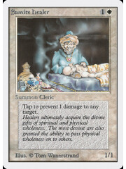 Magic: The Gathering Samite Healer (038) Damaged