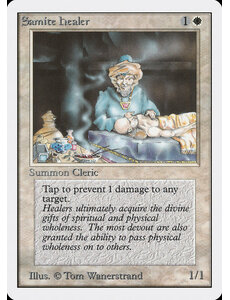 Magic: The Gathering Samite Healer (038) Damaged
