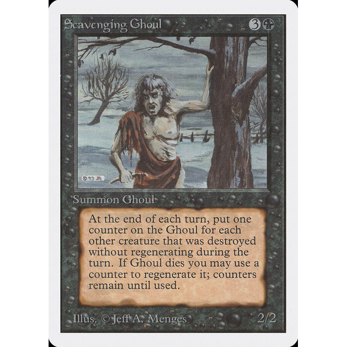 Magic: The Gathering Scavenging Ghoul (127) Moderately Played