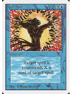 Magic: The Gathering Spell Blast (080) Damaged