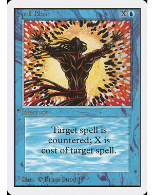 Magic: The Gathering Spell Blast (080) Damaged