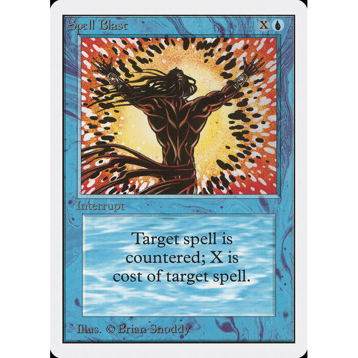 Magic: The Gathering Spell Blast (080) Damaged