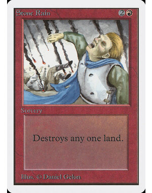 Magic: The Gathering Stone Rain (178) Heavily Played