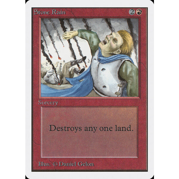 Magic: The Gathering Stone Rain (178) Heavily Played