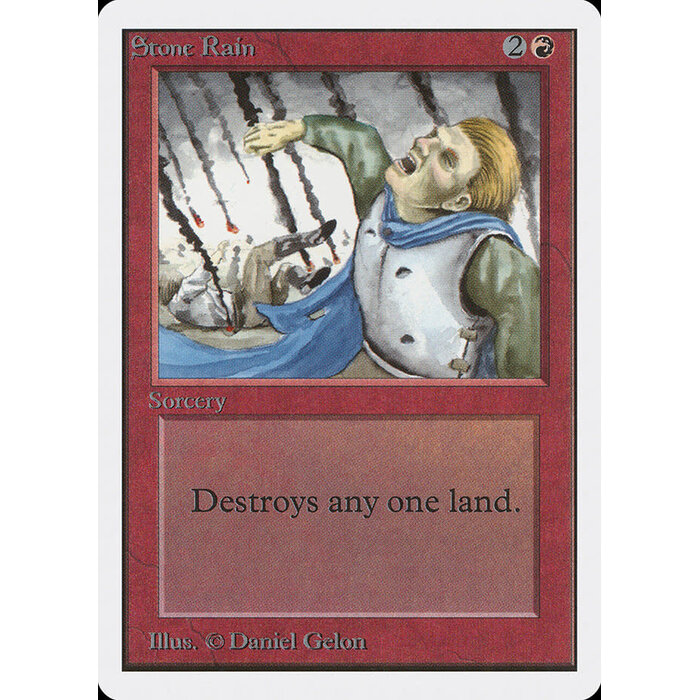 Magic: The Gathering Stone Rain (178) Heavily Played