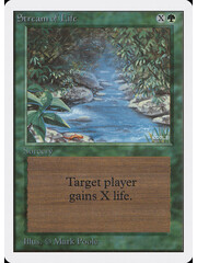 Magic: The Gathering Stream of Life (218) Moderately Played